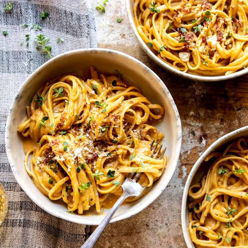 Creamy Butternut Squash Alla Vodka Pasta | halfbakedharvest.com #butternutsquash #pasta #fallrecipes #autumnrecipes