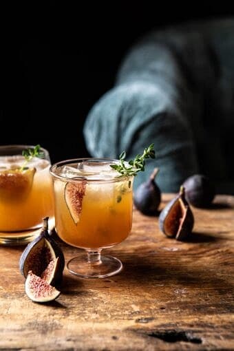 Fig Dark and Stormy | halfbakedharvest.con #fall #autumn #drinks #cocktails