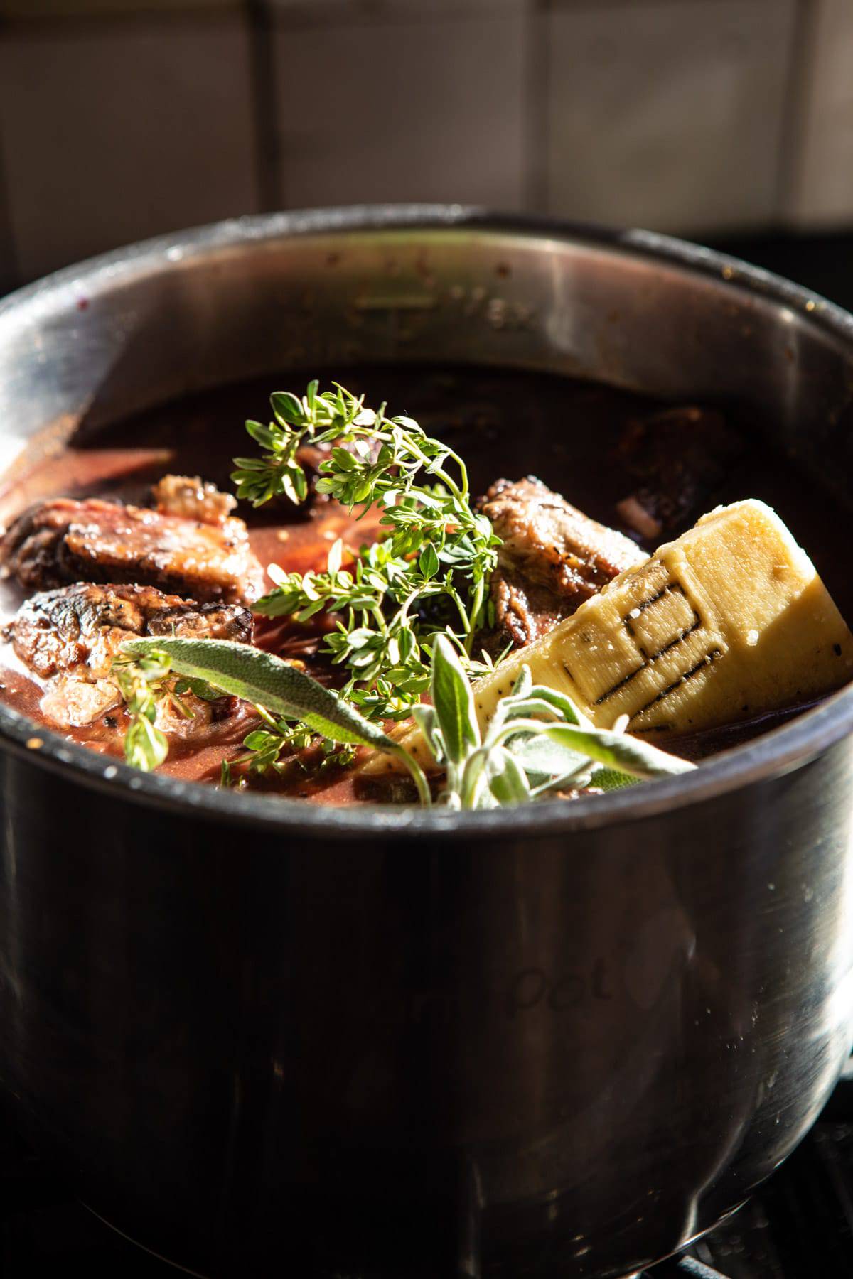 Slow Cooker Red Wine Sunday Ragù Pasta. Half Baked Harvest