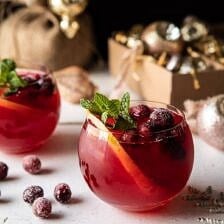 Jingle Bell Cranberry Paloma | halfbakedharvest.com #tequila #christmasdrinksaturday #holiday