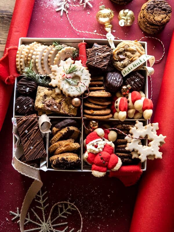 2019 Holiday Cookie Box | halfbakedharvest.com #cookies #christmas #cookiebox #howto