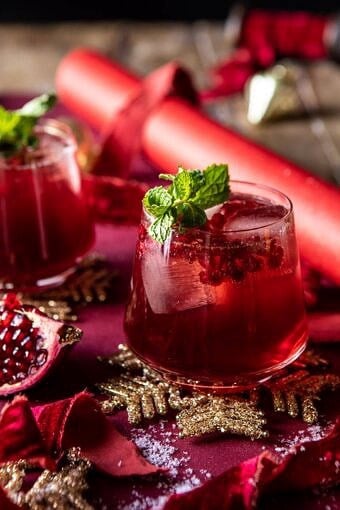 The Santa Clause Smash | halfbakedharvest.com #christmasdrink #bourbon #cocktail