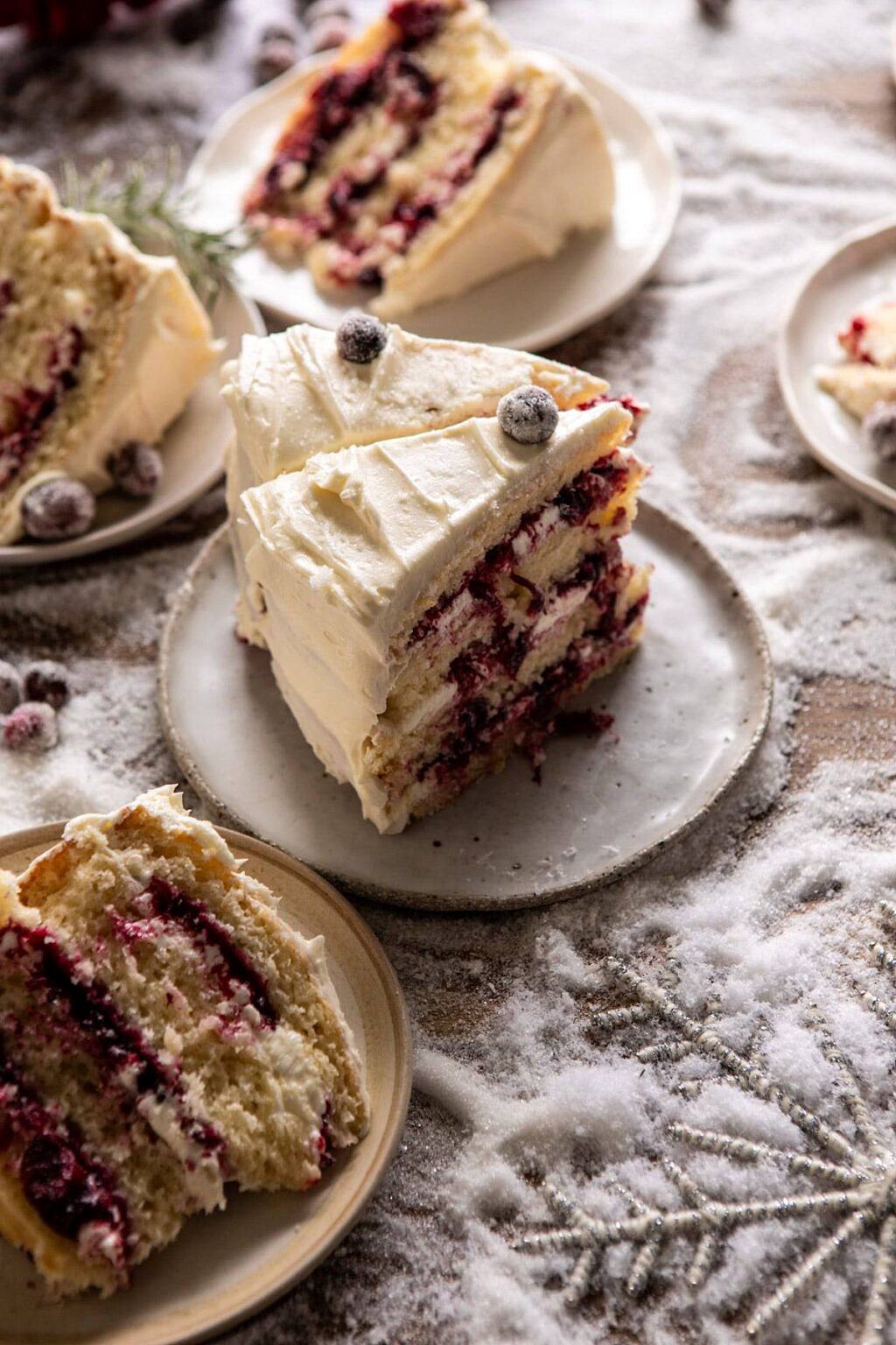 White Christmas Cake. - Half Baked Harvest