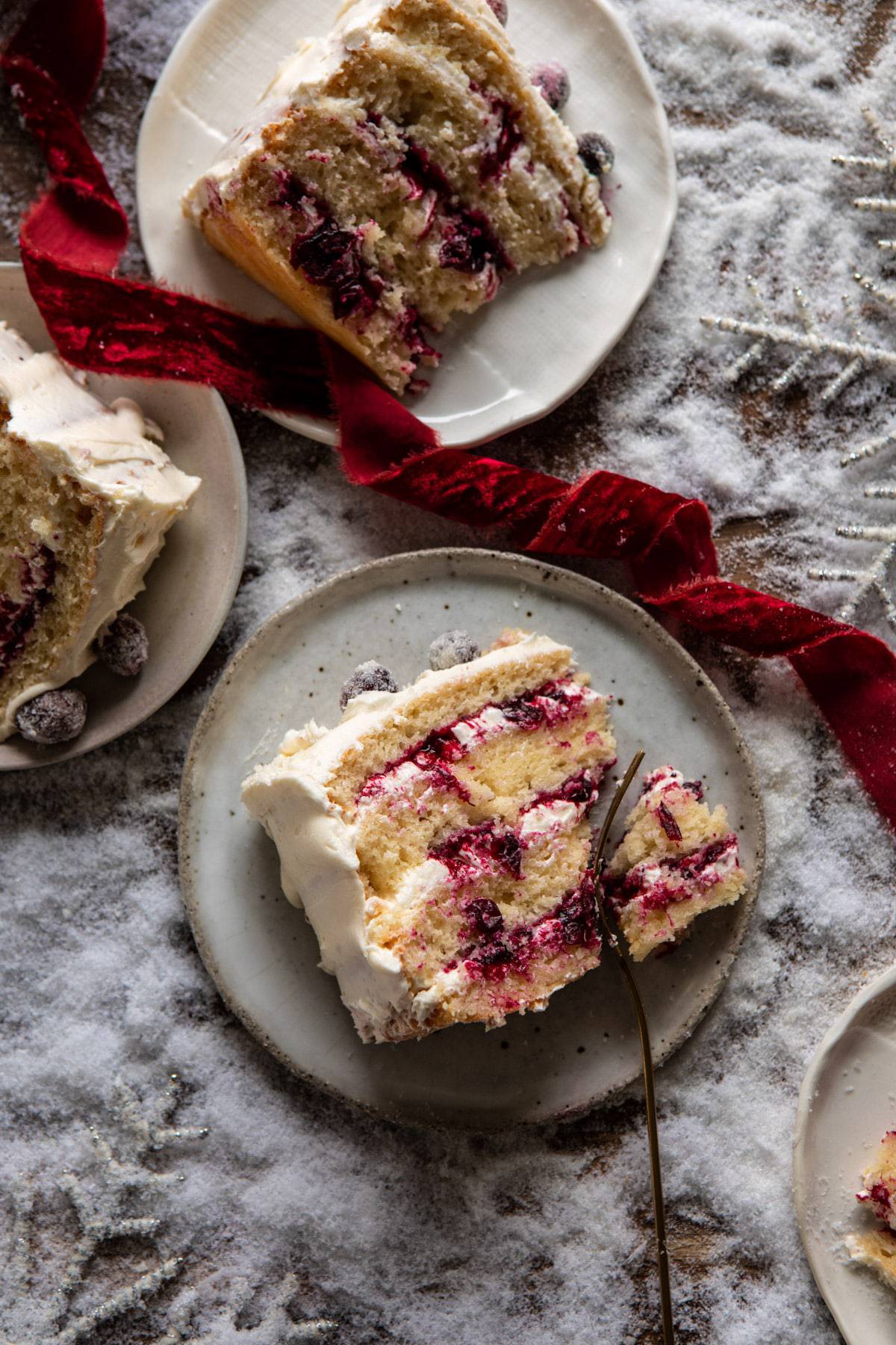 White Christmas Cake. - Half Baked Harvest
