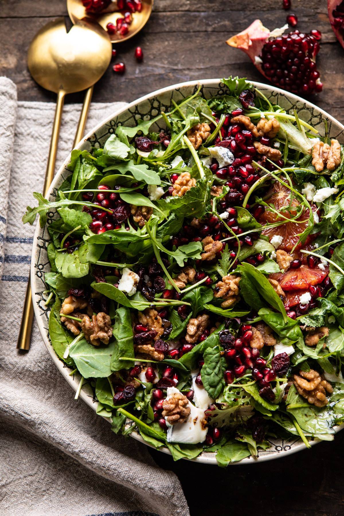 Winter Salad with Maple Candied Walnuts
