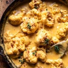 Cauliflower and Cheese with Spicy Breadcrumbs | halfbakedharvest.com