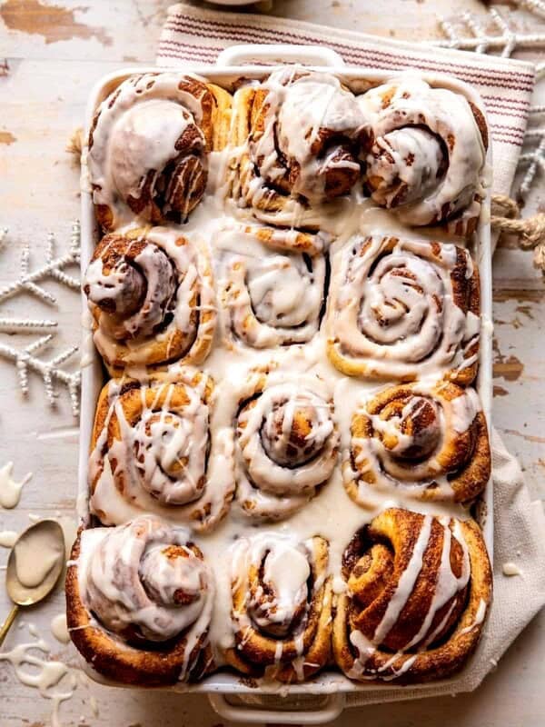 Easy Fluffy Eggnog Cinnamon Rolls | halfbakedharvest.com