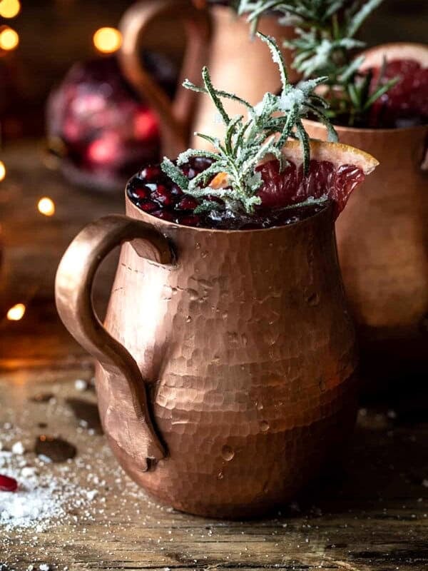 Pomegranate Champagne Mule | halfbakedharvest.com