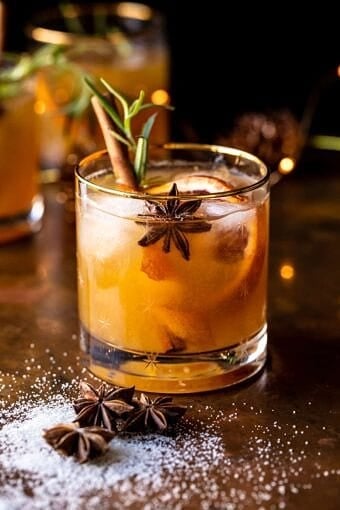 Spiced Honey Bourbon Old Fashioned | halfbakedharvest.com