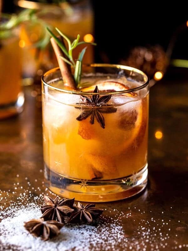 Spiced Honey Bourbon Old Fashioned | halfbakedharvest.com