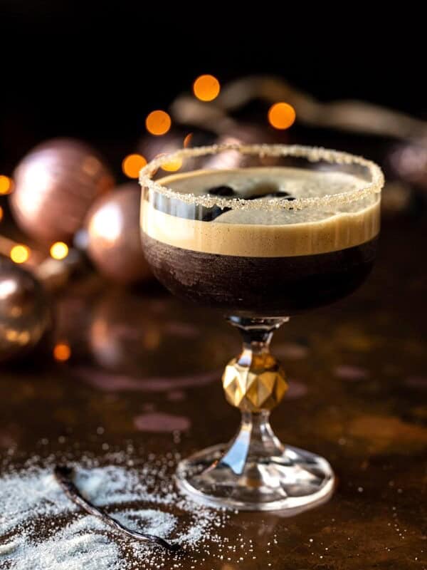 Vanilla Espresso Martini | halfbakedharvets.com