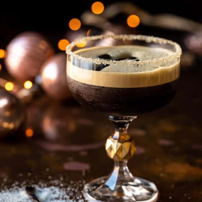Vanilla Espresso Martini | halfbakedharvets.com