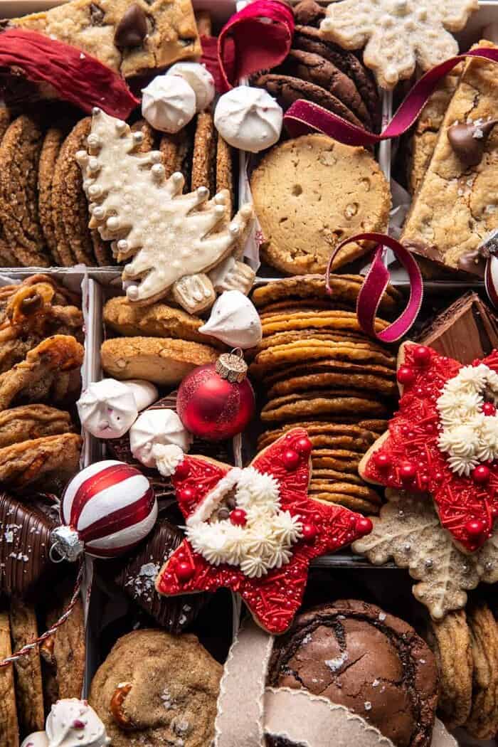 overhead close up photo of 2020 Holiday Cookie Box 