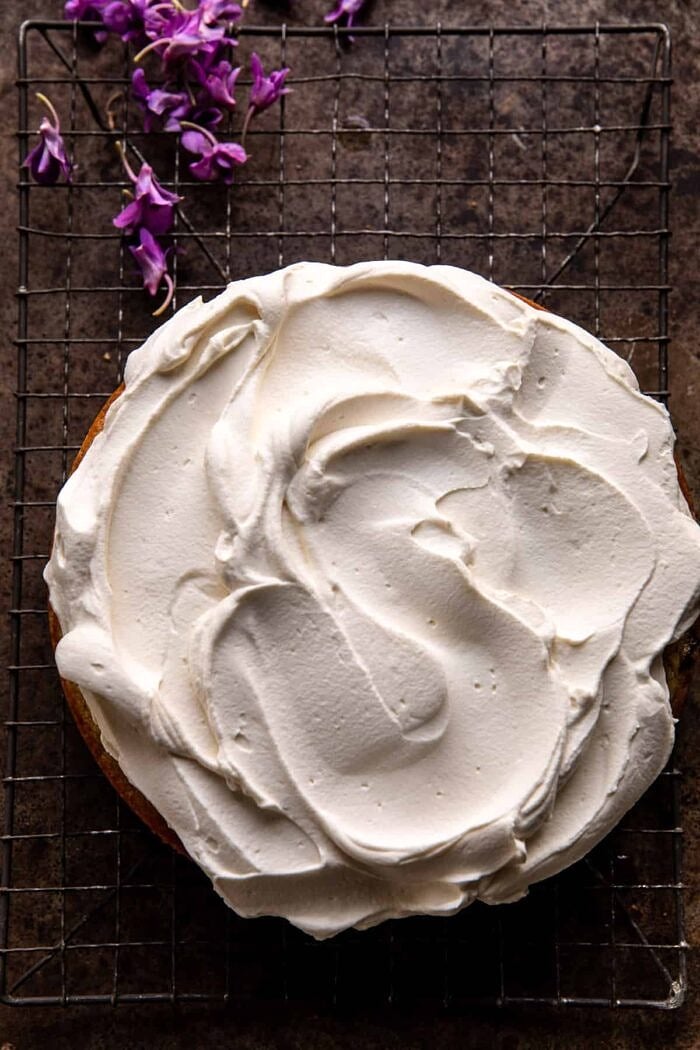 Vanilla Tiramisu Cake with frosting