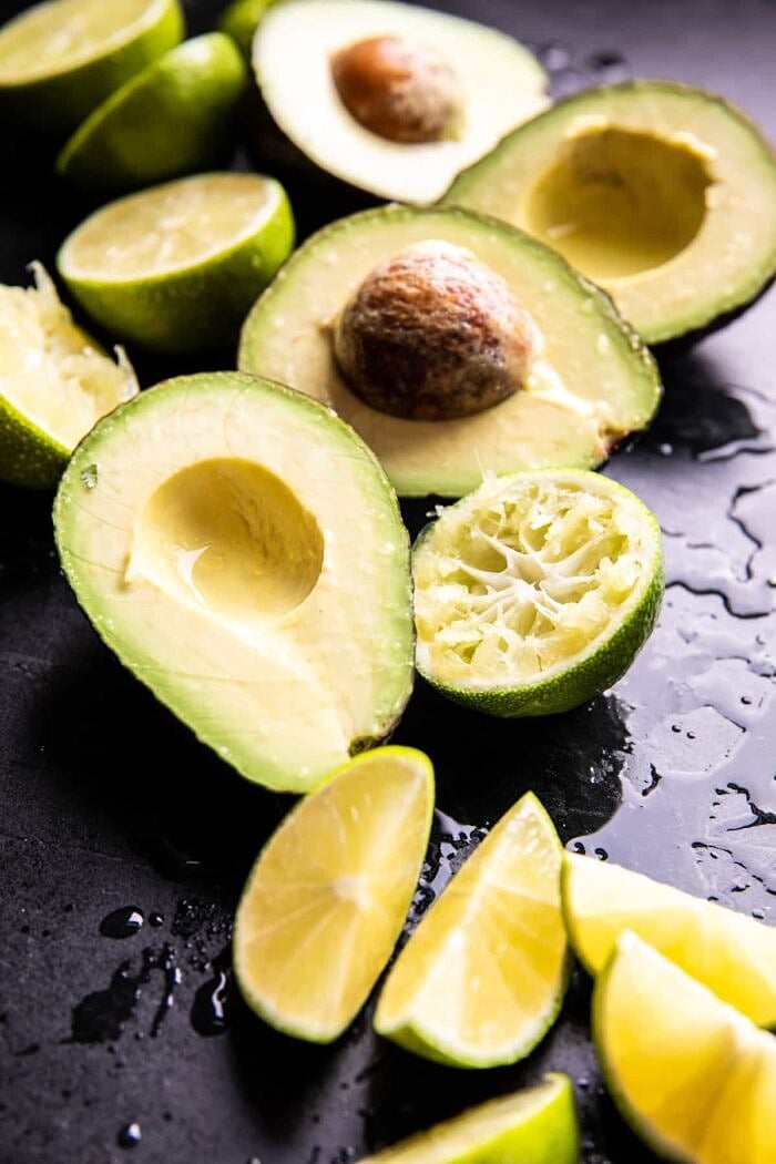 prep photo of avocado and limes 