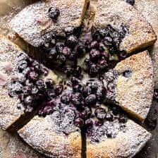 Blueberry Lemon Poppy Seed Crème Cake halfbakedharvest.com