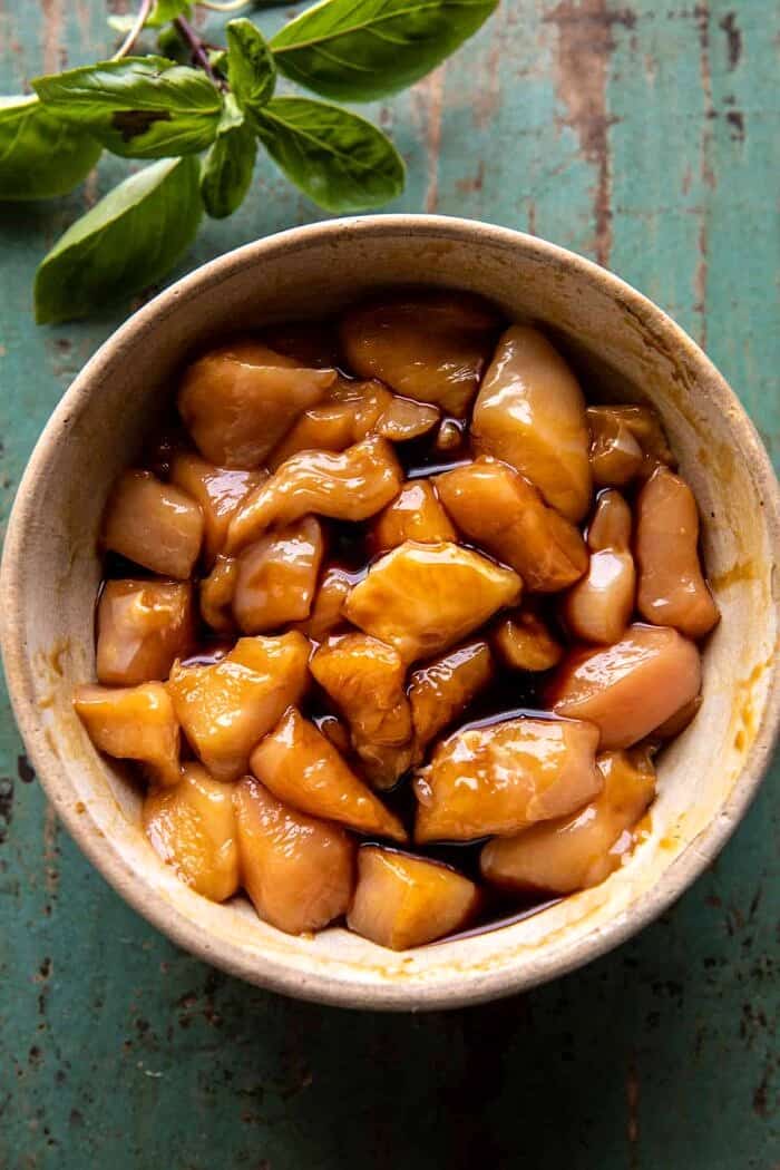 20 Minute Honey Garlic Cashew Chicken and Coconut Noodles | halfbakedharvest.com