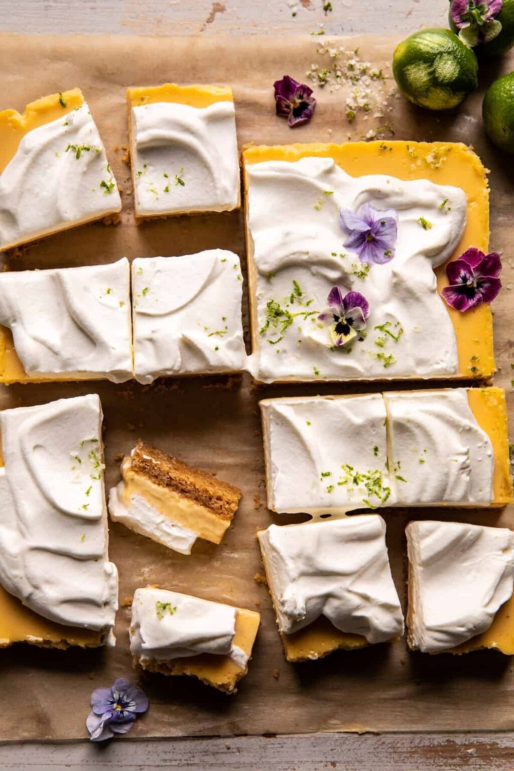 Lemon Key Lime Pie Bars. - Half Baked Harvest