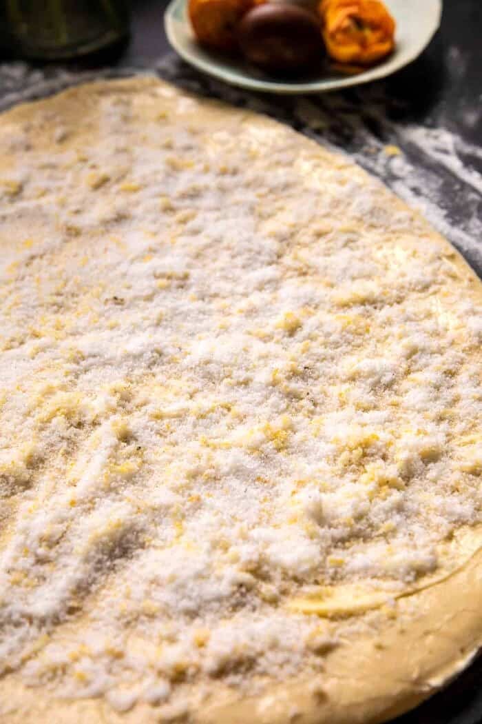 Lemon Sugar Rolls dough