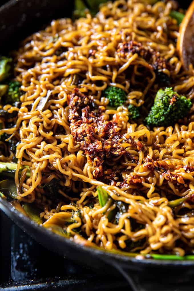 20 Minute Stir Fried Honey Ginger Sesame Noodles. Half Baked Harvest
