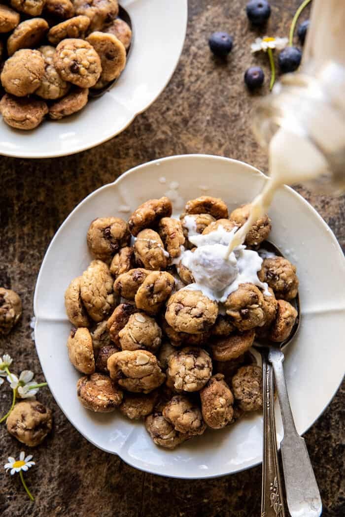 Homemade Oatmeal Chocolate Chip Cookie Crisp Cereal | halfbakedharvest.com