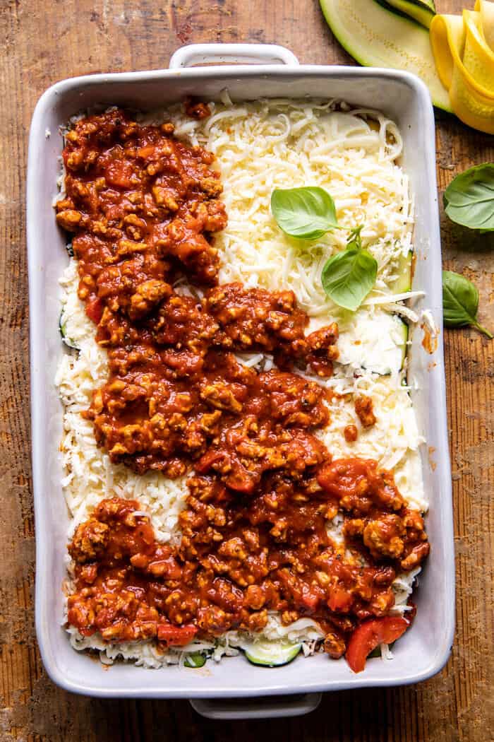 Spicy Zucchini Ricotta Lasagna with Oregano Breadcrumbs | halfbakedharvest.com