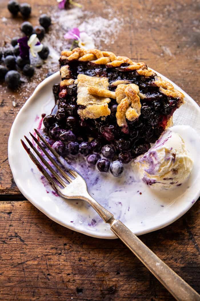 Blueberry Lavender Pie | halfbakedharvest.com