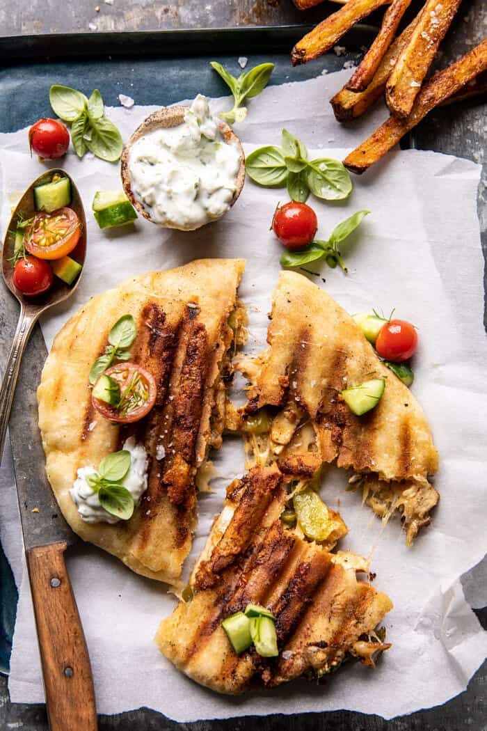 Panini Style Chicken Gyros | halfbakedharvest.com
