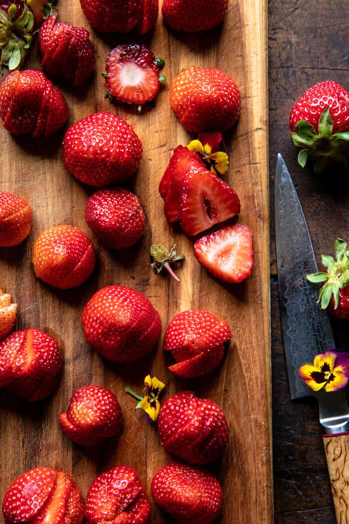 Simple Strawberry and Cream Rye Pretzel Tart | halfbakedharvest.com