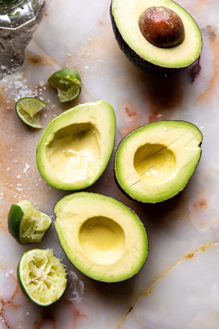 Taco Stuffed Avocados with Chipotle Sauce and Cilantro Lime Ranch | halfbakedharvest.com
