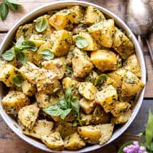 The Best Simple Vegan Potato Salad | halfbakedharvest.com
