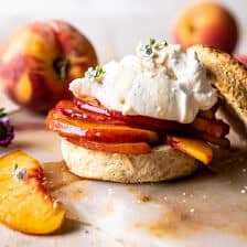 Brown Sugar Peach Shortcakes | halfbakedharvest.com