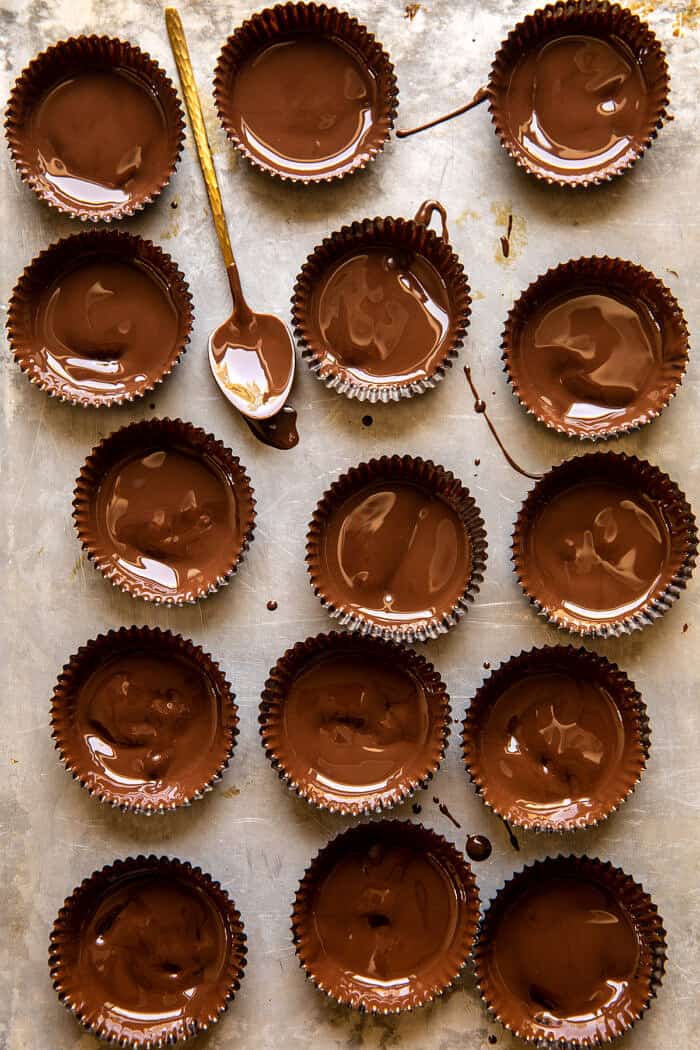 Frozen Chocolate Peanut Butter Cups | halfbakedharvest.com