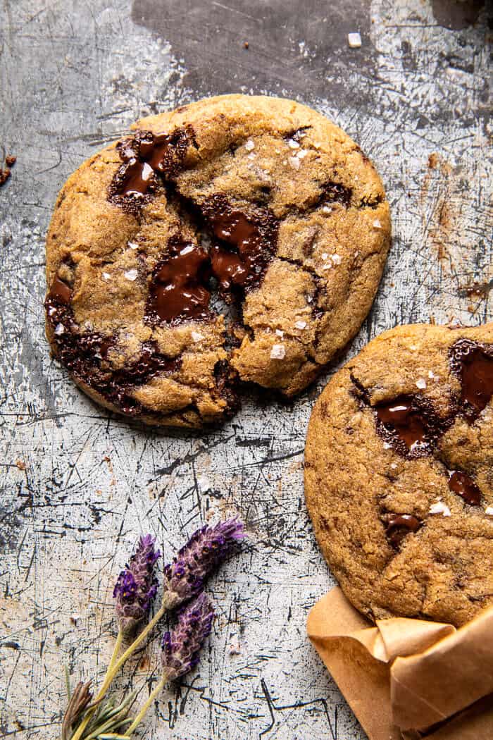 Vegan Double Chocolate Chunk Cookies | halfbakedharvest.com