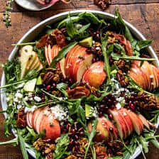 Autumn Harvest Honeycrisp Apple and Feta Salad | halfbakedharvest.com