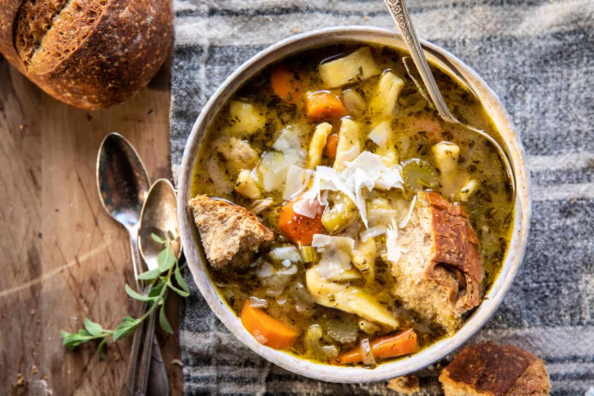 Homestyle Chicken Noodle Soup | halfbakedharvest.com