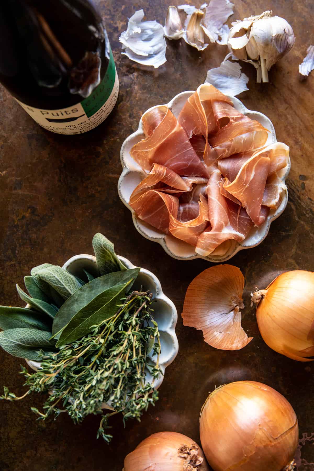One Pot French Onion Pasta with Crispy Prosciutto | halfbakedharvest.com