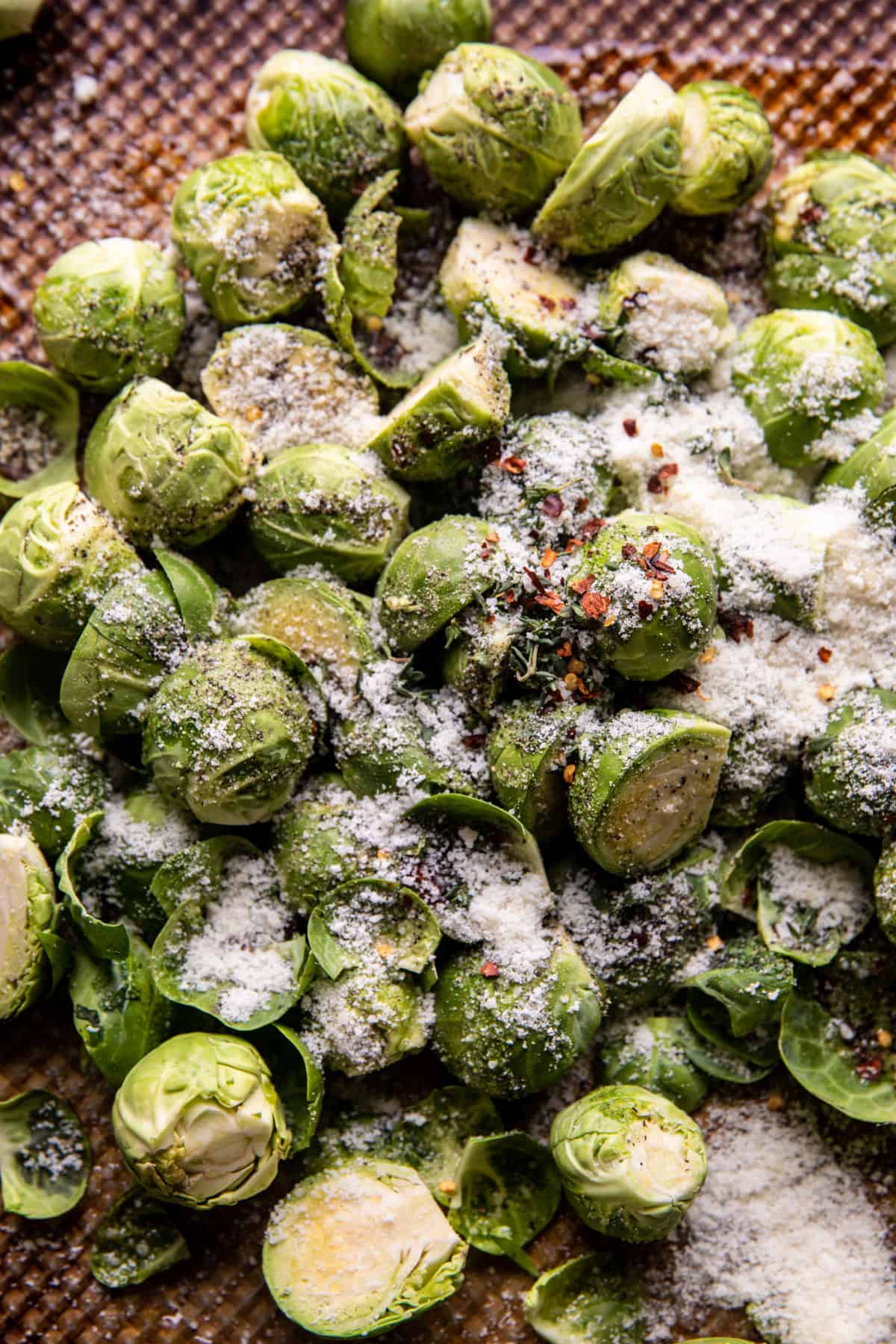 Crispy Bacon Wrapped Parmesan Brussels Sprouts | halfbakedharvest.com