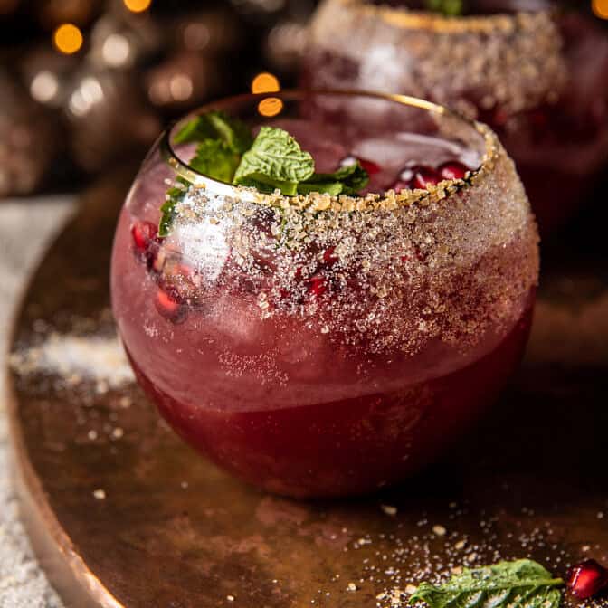 Spicy Pomegranate Ginger Paloma | halfbakedharvest.com