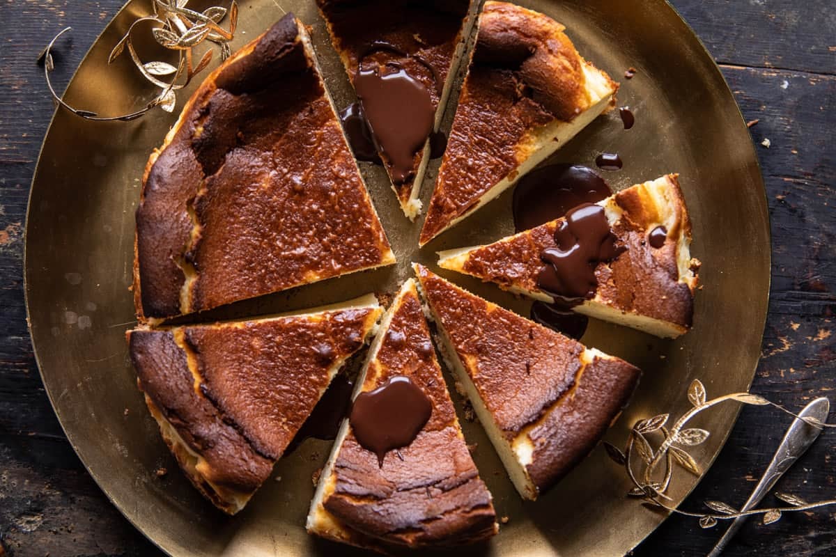 Vanilla Burnt Basque Cheesecake | halfbakedharvest.com