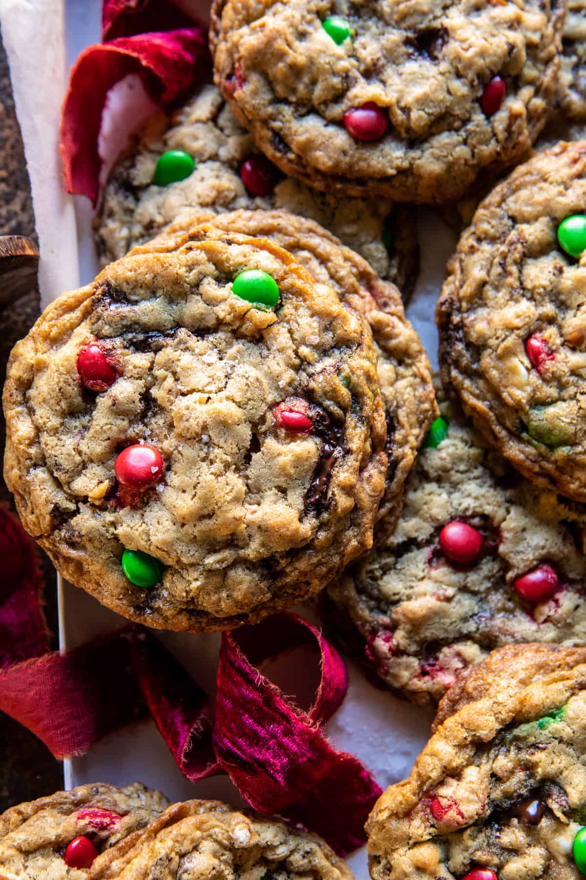 Christmas Monster Cookies | halfbakedharvest.com
