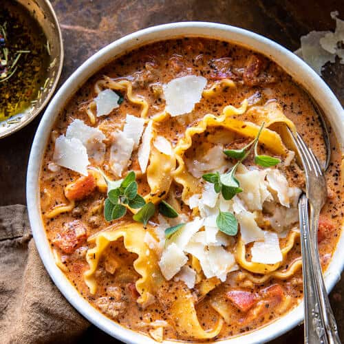 ヤ一クトパンサ一 Spicy Lasagna Soup. - Half Baked Harvest