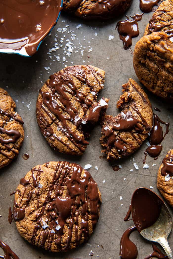 5 Ingredient Chocolate Almond Butter Cookies.