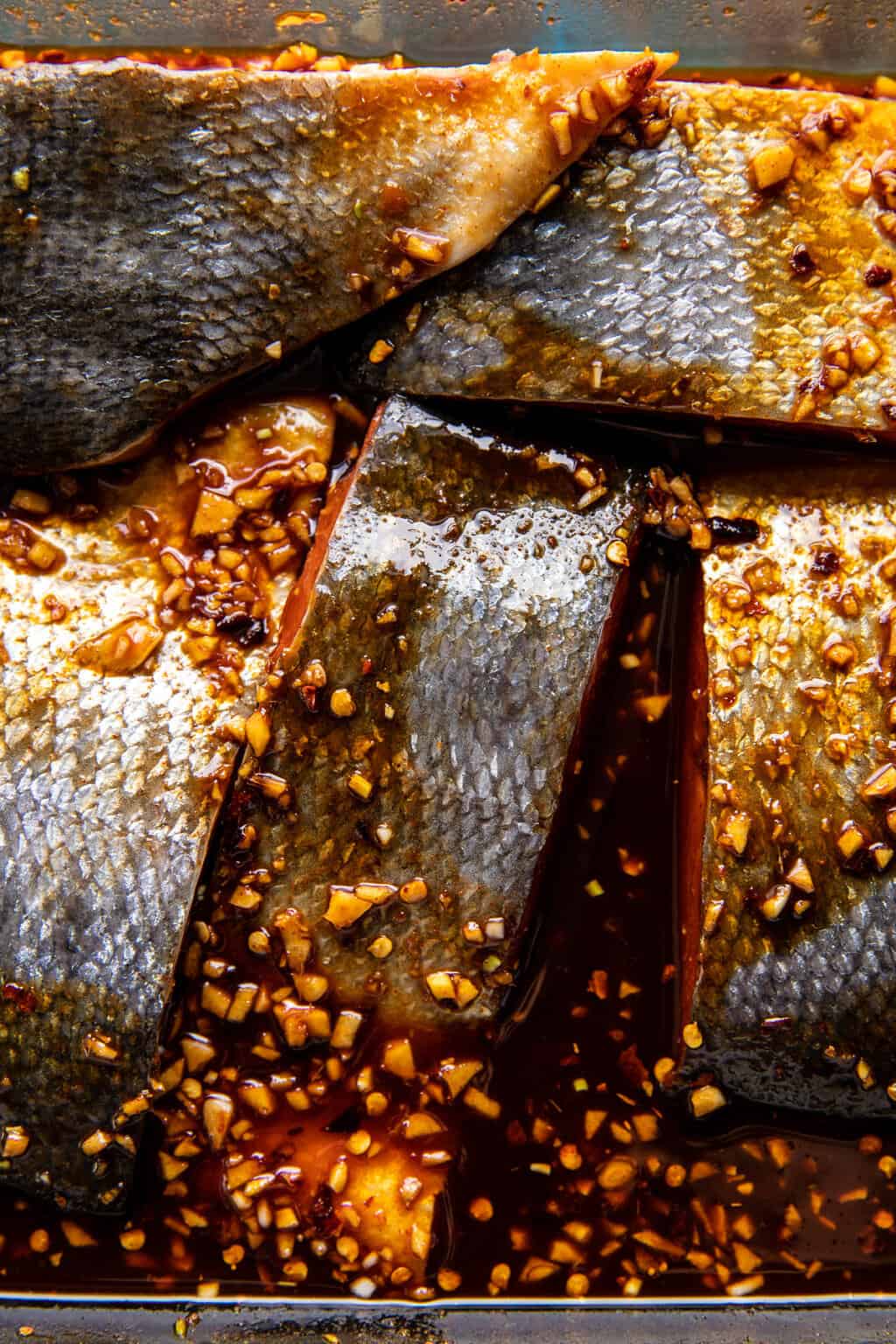 Honey Garlic Salmon Soba Noodle Bowls. Half Baked Harvest