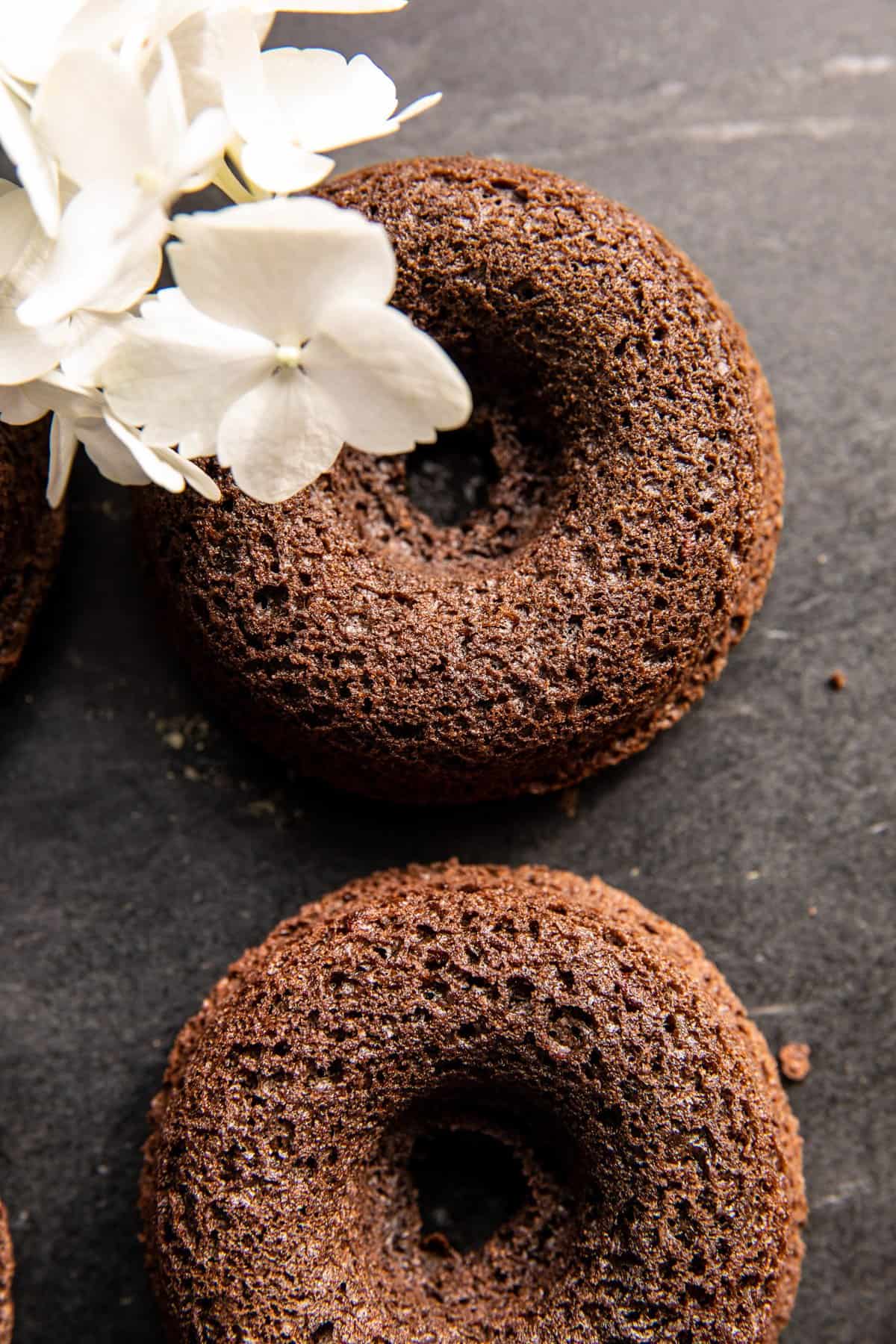 Baked Chocolate Fudge Glazed Doughnuts | halfbakedharvest.com