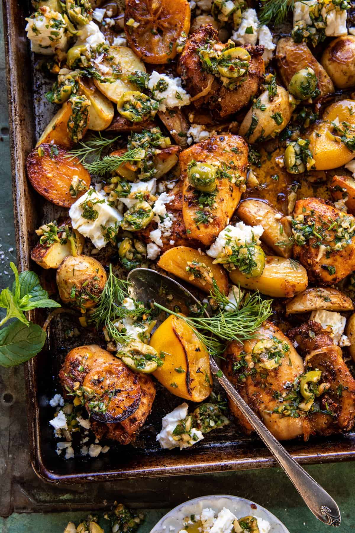 This Mediterranean Sheet Pan Greek Chicken Make The Perfect Dinner  