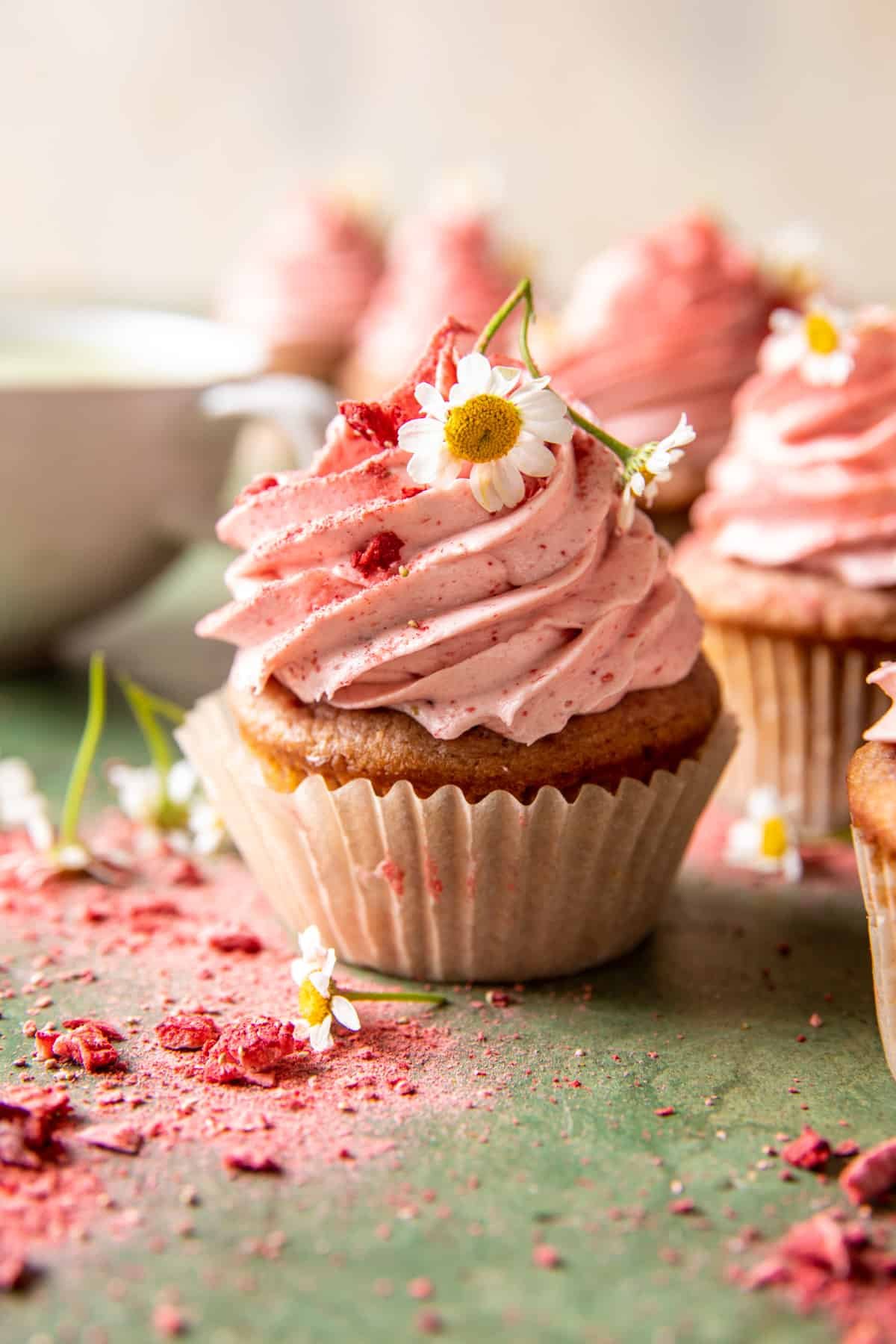 Double Strawberry Cupcakes | halfbakedharvest.com