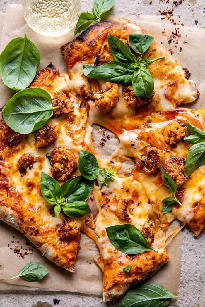 Cauliflower “Pepperoni” Cheese Pizza.