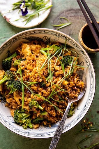 15 Minute Soy Sauce Butter Fried Rice | halfbakedharvest.com