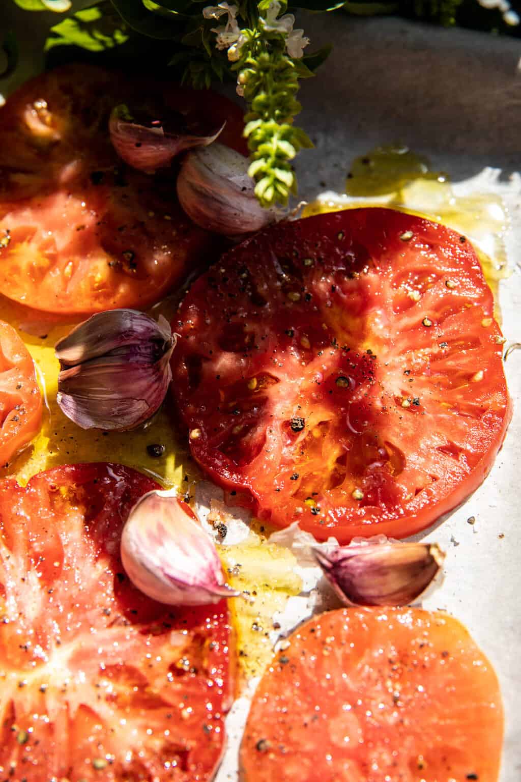 Roasted Garlic Caprese Grilled Cheese. - Half Baked Harvest